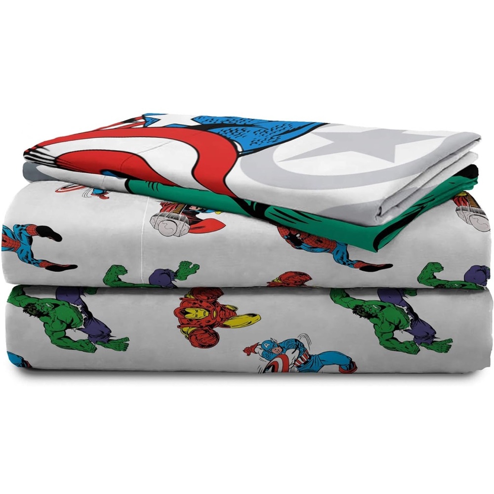 Jay Franco Marvel Avengers Comic Cool Full Sheet Set